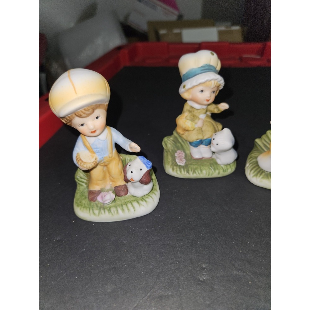 Vintage 1970s Homeco Puppies And Kittens Statues Lot 1430 - Picture 2 of 5